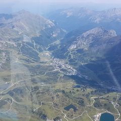 Flugwegposition um 14:24:38: Aufgenommen in der Nähe von Gemeinde Untertauern, Österreich in 2910 Meter